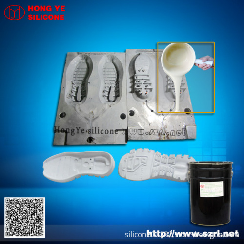 Silicone rubber for shoe mold making